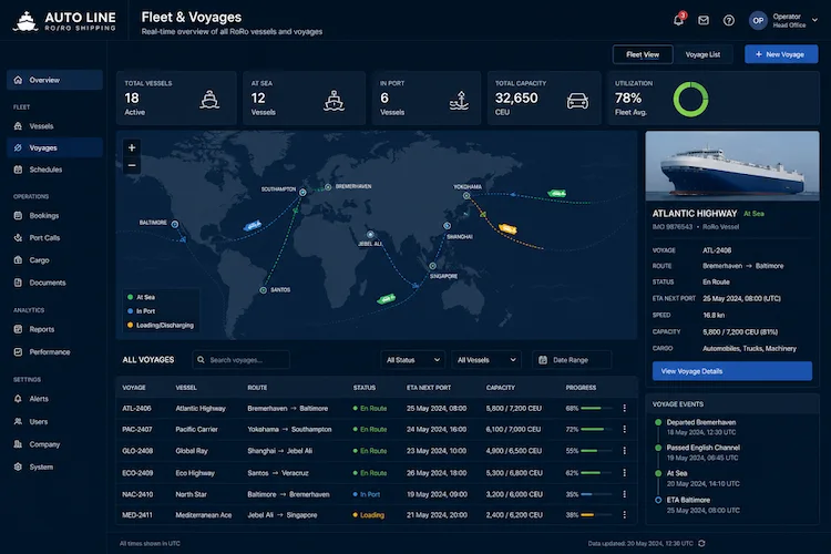 shipping liner software solutions